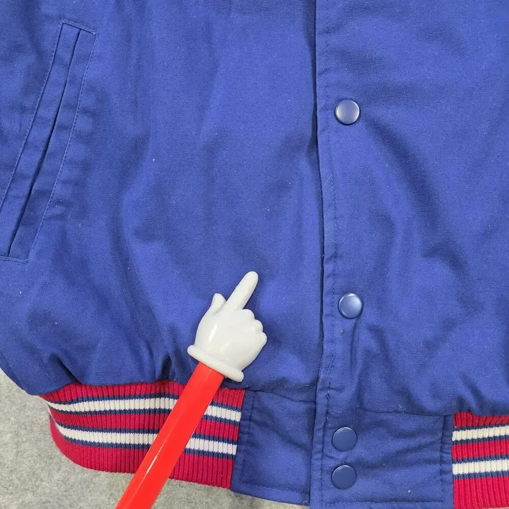 New‎ York Giants Varsity Jacket Mens XL Blue NFL Football Super Bowl Champions